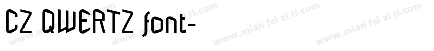CZ QWERTZ font字体转换